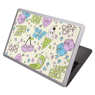 Lucky Dice Laptop Skin Laptop Skin 13 Inch by After Hours - The Dairy