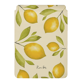 Summer Limone Laptop & iPad Sleeve Laptop & Tablet Sleeve Small by Kerrie Hess - The Dairy