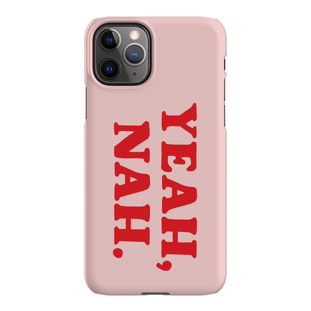 Yeah Nah Printed Phone Cases iPhone 11 Pro Max / Snap by Jasmine Dowling - The Dairy