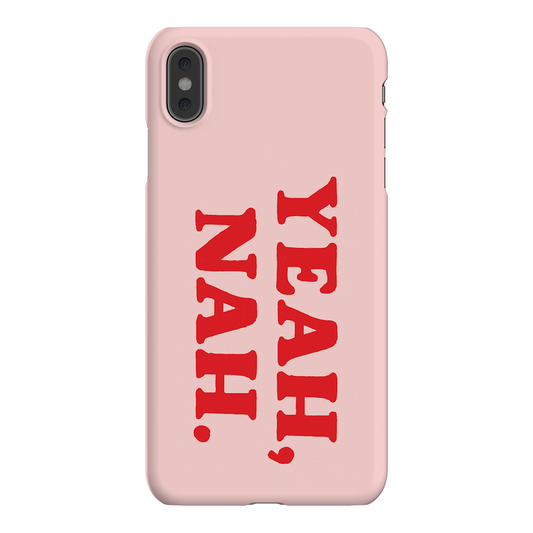 Yeah Nah Printed Phone Cases iPhone XS Max / Snap by Jasmine Dowling - The Dairy