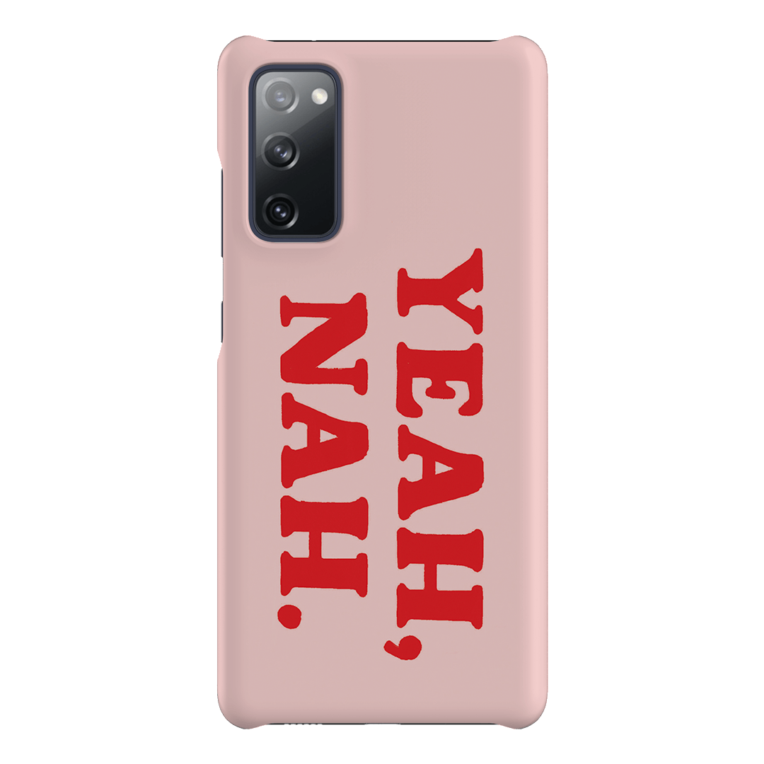 Yeah Nah Printed Phone Cases Samsung Galaxy S20 FE / Snap by Jasmine Dowling - The Dairy