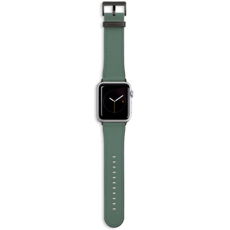 Hunter Green Apple Watch Band Watch Strap 38/40 MM Black by The Dairy - The Dairy