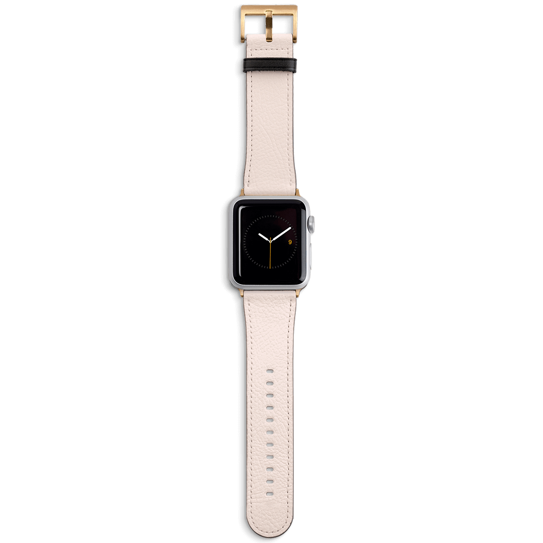 Light Blush Apple Watch Band Watch Strap Apple Watch / 38/40 MM Gold by The Dairy - The Dairy