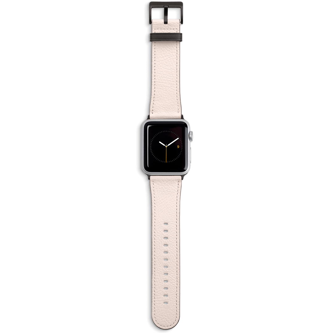 Light Blush Apple Watch Band Watch Strap Apple Watch / 42/44 MM Black by The Dairy - The Dairy