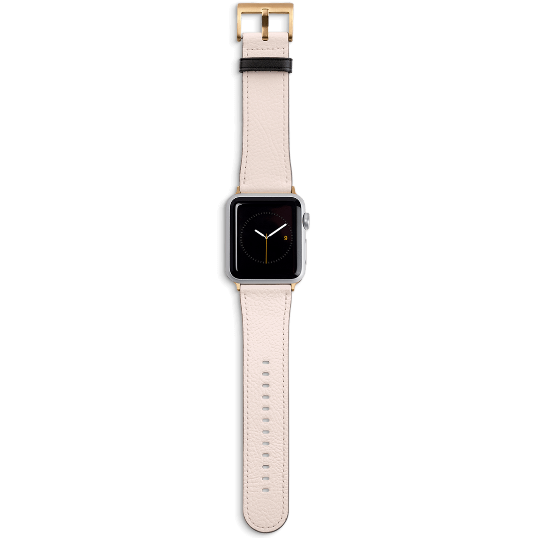 Light Blush Apple Watch Band Watch Strap Apple Watch / 42/44 MM Gold by The Dairy - The Dairy