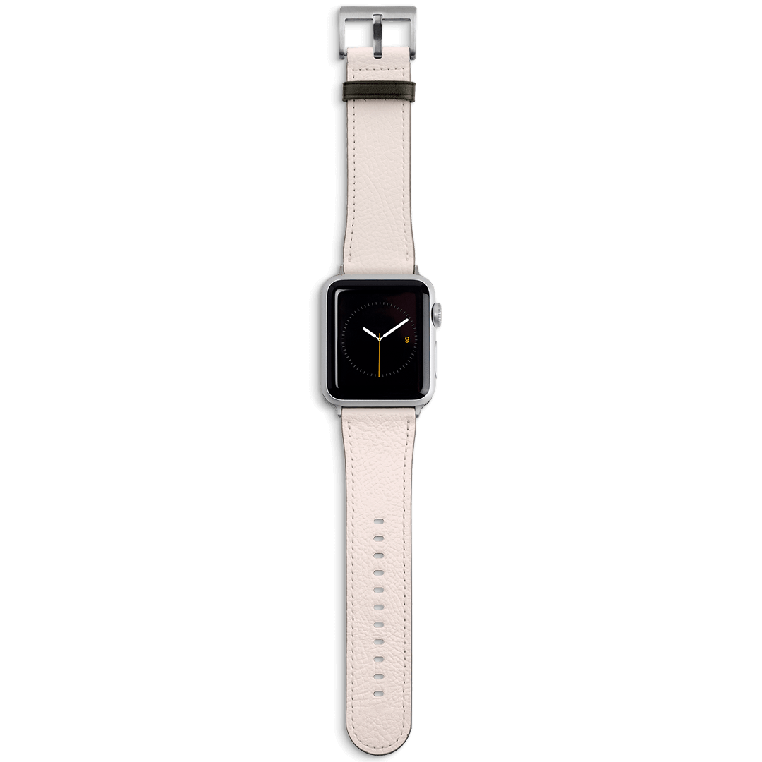 Light Blush Apple Watch Band Watch Strap Apple Watch / 38/40 MM Silver by The Dairy - The Dairy