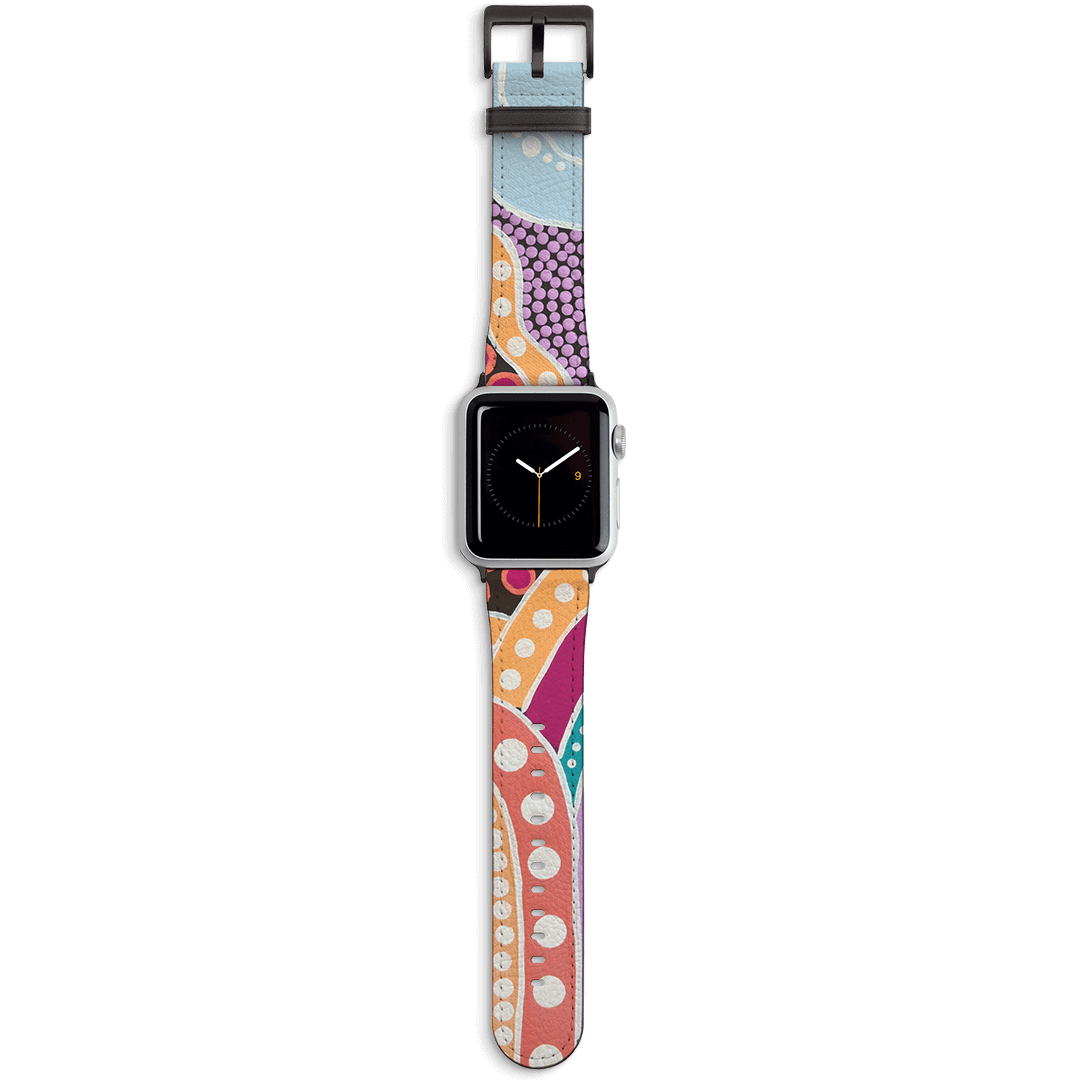 One of Many Apple Watch Band Watch Strap 42/44 MM Black by Nardurna - The Dairy