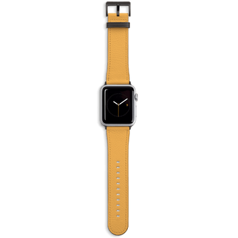 Orange Apple Watch Band Watch Strap 38/40 MM Black by The Dairy - The Dairy