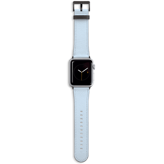 Sky Blue Apple Watch Band Watch Strap 38/40 MM Black by The Dairy - The Dairy