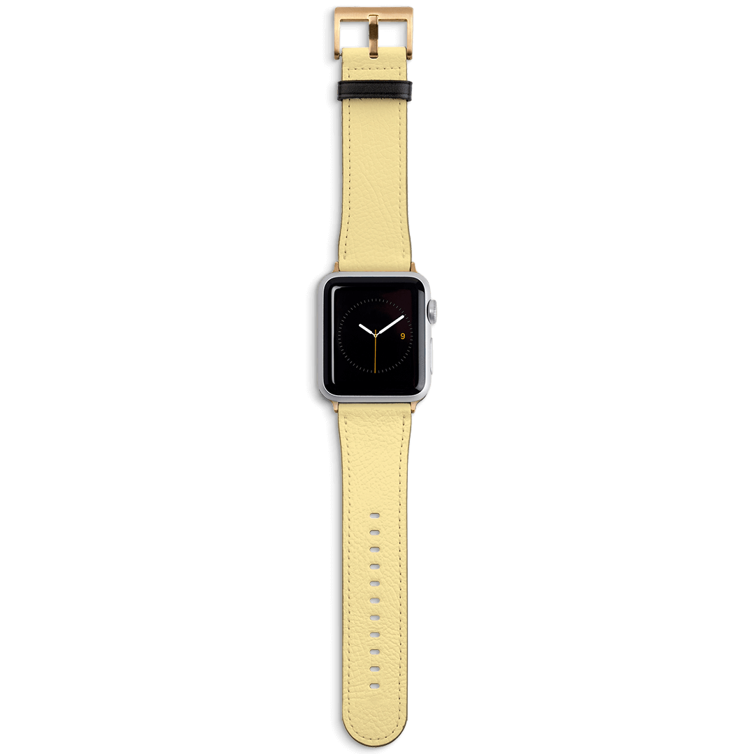 Yellow Apple Watch Band Watch Strap 38/40 MM Gold by The Dairy - The Dairy
