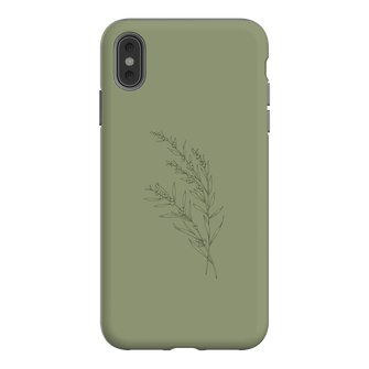 Khaki Wattle Printed Phone Cases iPhone XS Max / Armoured by Typoflora - The Dairy