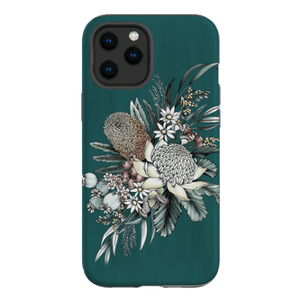 Teal Native Printed Phone Cases iPhone 12 Mini / Armoured by Typoflora - The Dairy