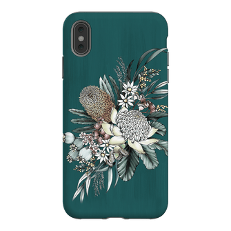 Teal Native Printed Phone Cases iPhone XS Max / Armoured by Typoflora - The Dairy