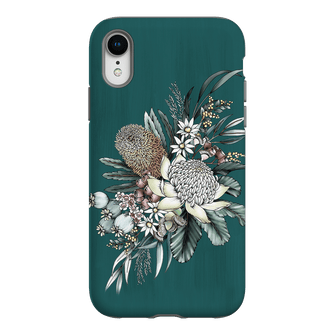 Teal Native Printed Phone Cases iPhone XR / Armoured by Typoflora - The Dairy