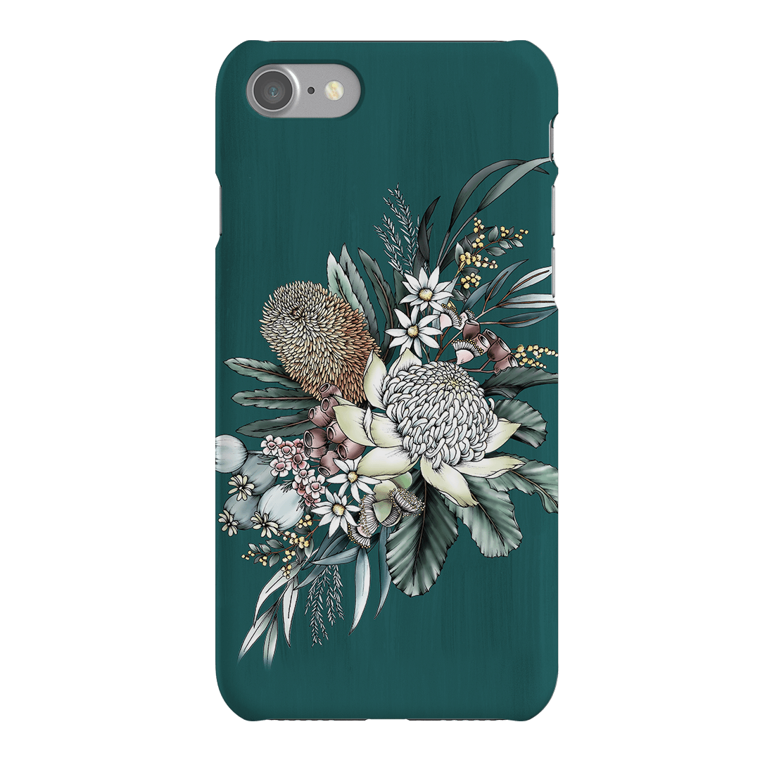 Teal Native Printed Phone Cases iPhone SE / Snap by Typoflora - The Dairy