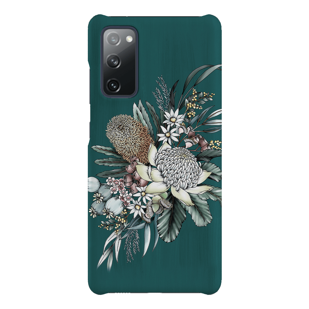 Teal Native Printed Phone Cases Samsung Galaxy S20 FE / Snap by Typoflora - The Dairy