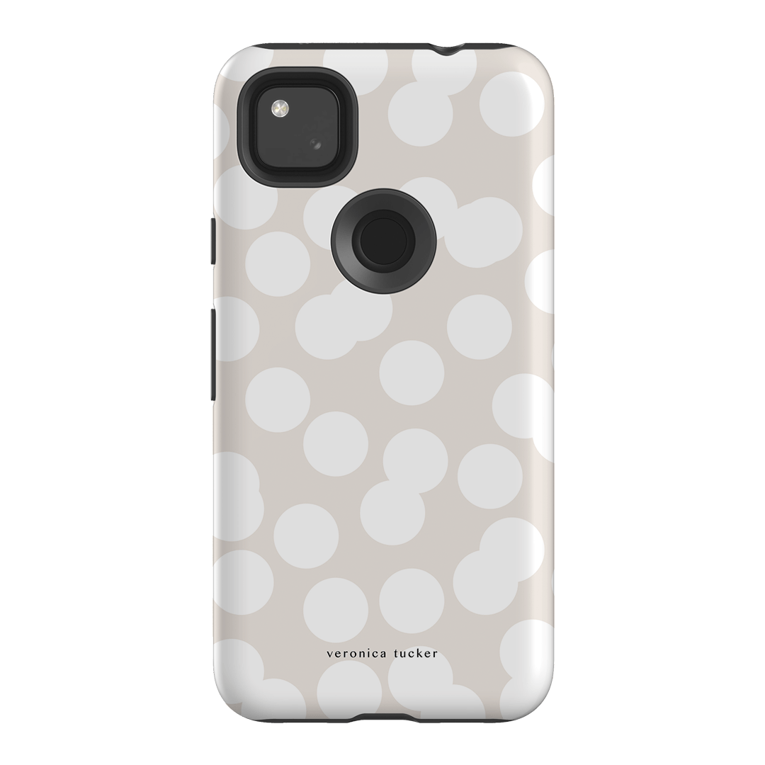 Confetti White Printed Phone Cases Google Pixel 4A 4G / Armoured by Veronica Tucker - The Dairy