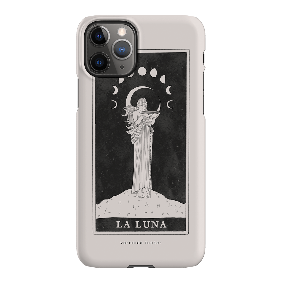 La Luna Tarot Card Printed Phone Cases iPhone 11 Pro Max / Snap by Veronica Tucker - The Dairy