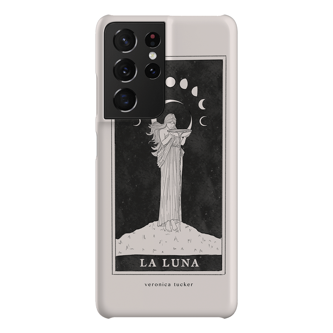 La Luna Tarot Card Printed Phone Cases Samsung Galaxy S21 Ultra / Snap by Veronica Tucker - The Dairy