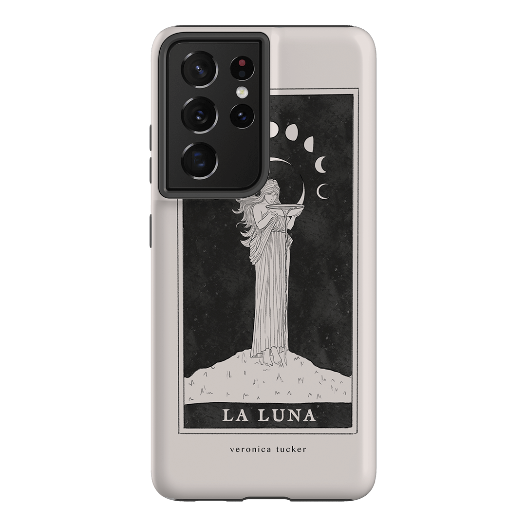 La Luna Tarot Card Printed Phone Cases Samsung Galaxy S21 Ultra / Armoured by Veronica Tucker - The Dairy