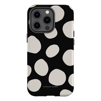Pebbles Noir Printed Phone Cases iPhone 13 Pro / Armoured by Veronica Tucker - The Dairy