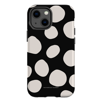 Pebbles Noir Printed Phone Cases iPhone 13 Mini / Armoured by Veronica Tucker - The Dairy