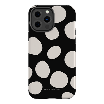 Pebbles Noir Printed Phone Cases iPhone 13 Pro Max / Armoured by Veronica Tucker - The Dairy