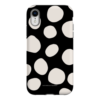 Pebbles Noir Printed Phone Cases iPhone XR / Armoured by Veronica Tucker - The Dairy