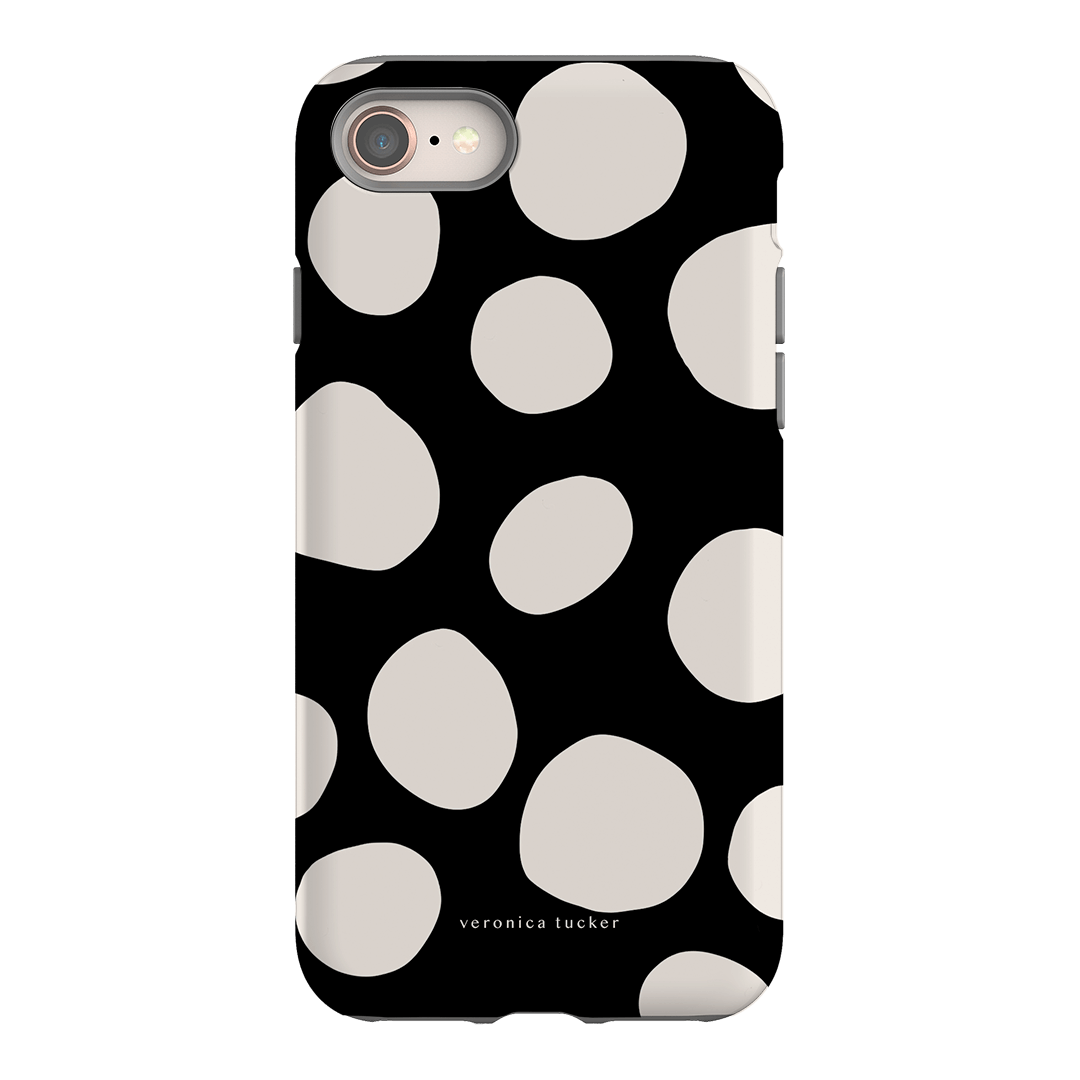 Pebbles Noir Printed Phone Cases iPhone 8 / Armoured by Veronica Tucker - The Dairy