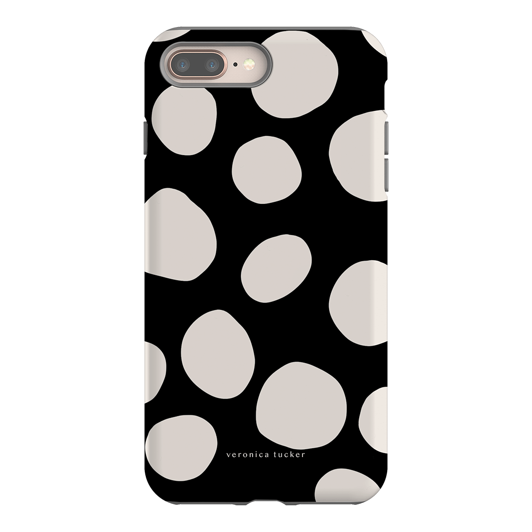 Pebbles Noir Printed Phone Cases iPhone 8 Plus / Armoured by Veronica Tucker - The Dairy