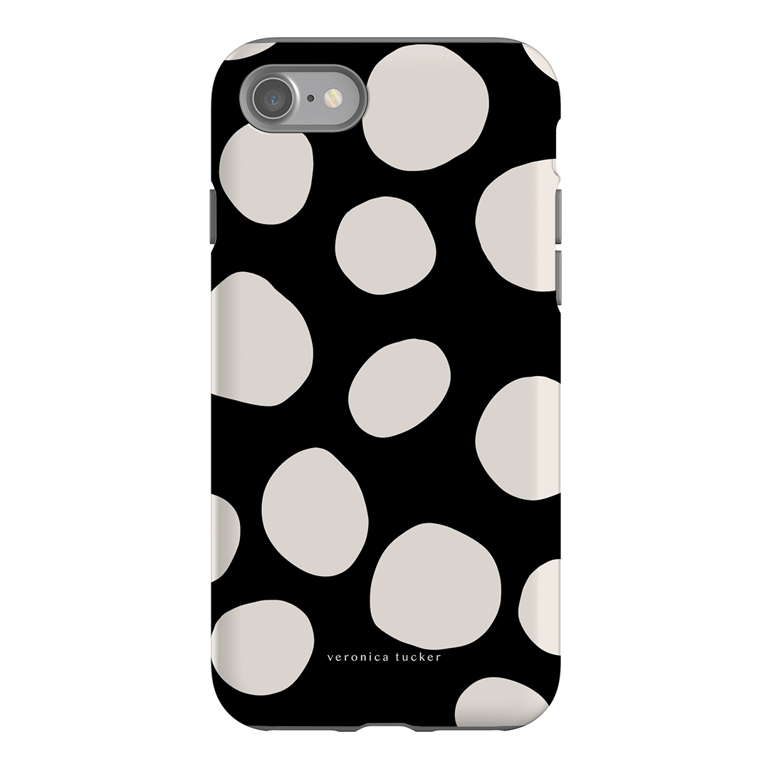 Pebbles Noir Printed Phone Cases iPhone SE / Armoured by Veronica Tucker - The Dairy