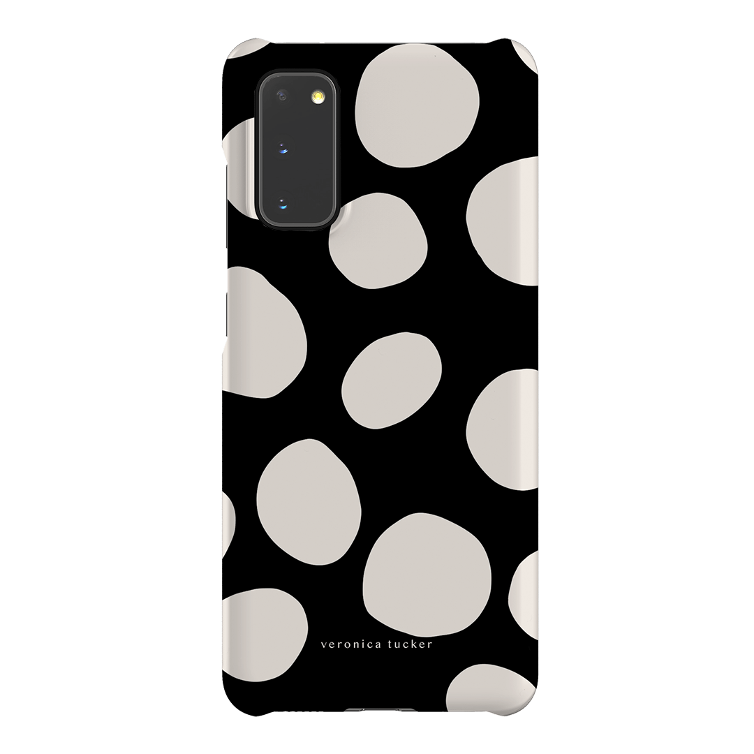 Pebbles Noir Printed Phone Cases Samsung Galaxy S20 / Snap by Veronica Tucker - The Dairy