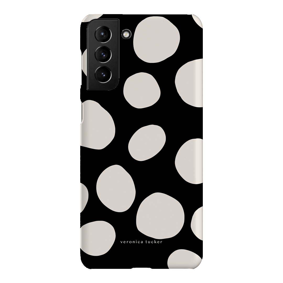Pebbles Noir Printed Phone Cases Samsung Galaxy S21 Plus / Snap by Veronica Tucker - The Dairy
