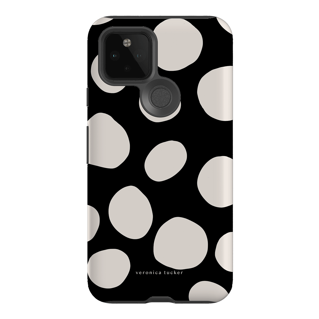 Pebbles Noir Printed Phone Cases Google Pixel 5 / Armoured by Veronica Tucker - The Dairy