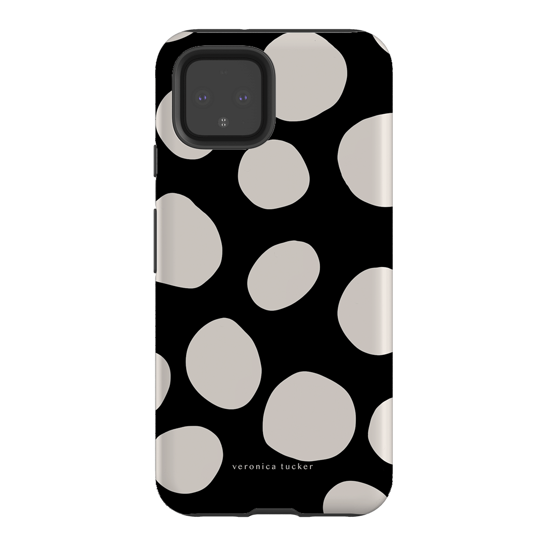 Pebbles Noir Printed Phone Cases Google Pixel 4 / Armoured by Veronica Tucker - The Dairy